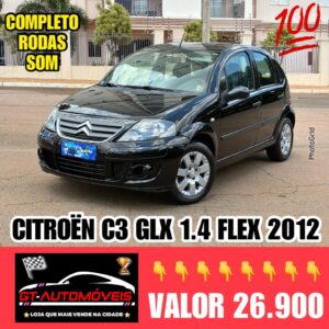 C3 GLX 1.4 GLX Sonora 1.4 Flex 8V 5p