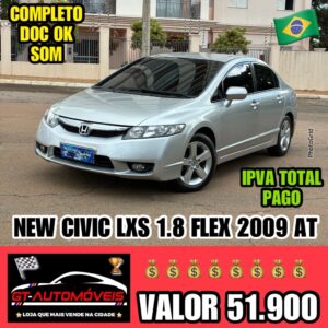 Civic Sedan LXS 1.8 1.8 Flex 16V Aut. 4p