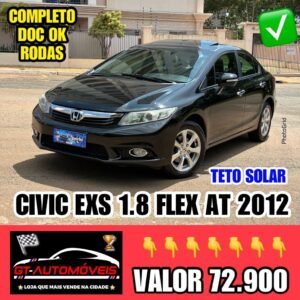 Civic Sedan EXS 1.8 1.8 Flex 16V Aut. 4p