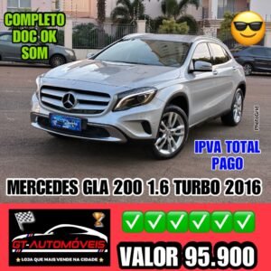 GLA 200 Advance 1.6 1.6 TB 16V Flex Aut.