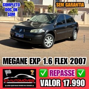 Megane Sedan Expression Hi-Flex 1.6 16V