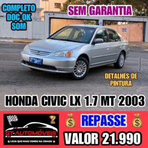 Civic Sedan LX 1.7 16V 115cv Mec. 4p