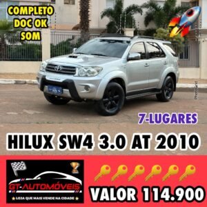 Hilux SW4 SRV D4-D 4x4 3.0 TDI Dies. Aut