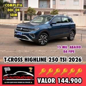 T-Cross Hig. 250 TSI 1.4 Flex 16V 5p Aut